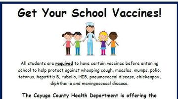 CCHD offering school immunization clinics this summer