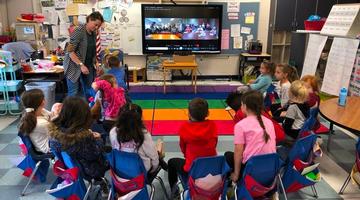 Herman Ave kindergarten class takes virtual field trip to The Commons on St. Anthony