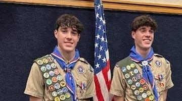 AHS seniors, brothers each make Eagle Scout